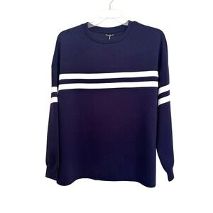 90s Inspired Stripe Long Sleeve Sweatshirt Pullover Men's XL Mascomoda XL NEW‎